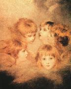 Sir Joshua Reynolds Heads of Angels Germany oil painting artist